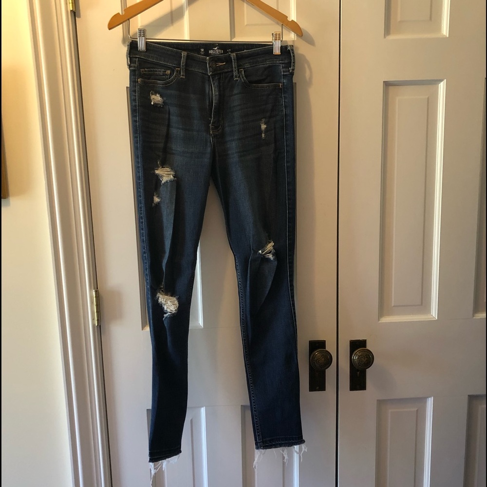 Distressed jeans from hollister